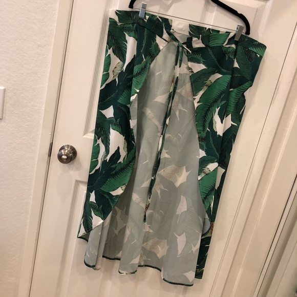 🌴 palm leaf wrap skirt - Picture 7 of 7